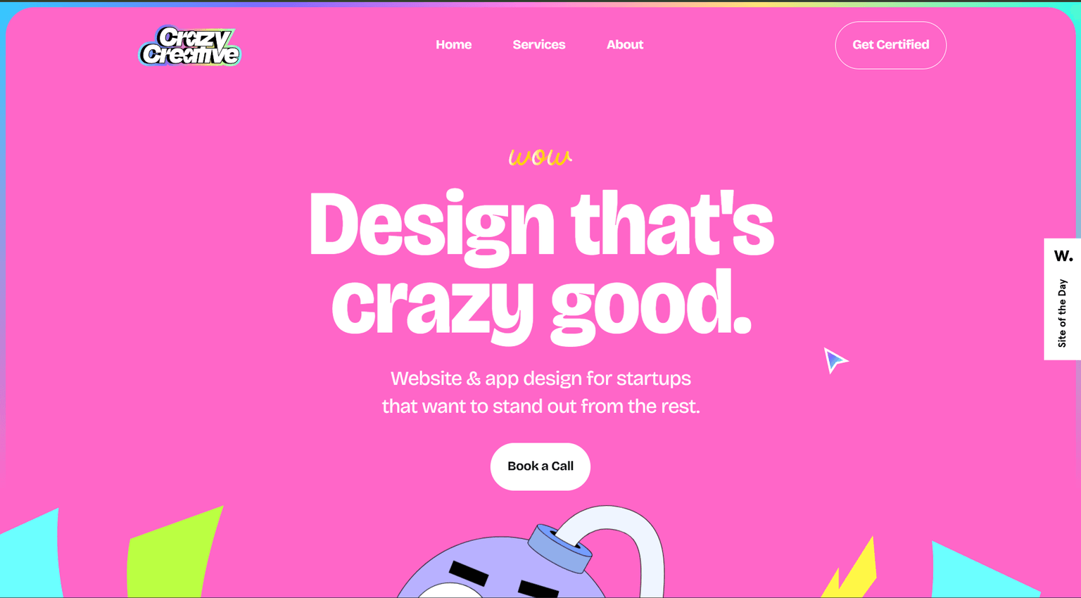 Screenshot of Crazy Creative