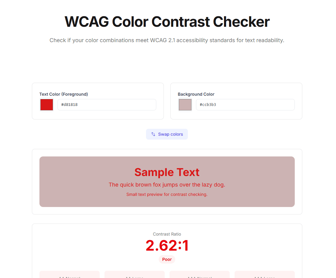 WCAG Contrast Checker: Complete Accessibility Guide (2026)