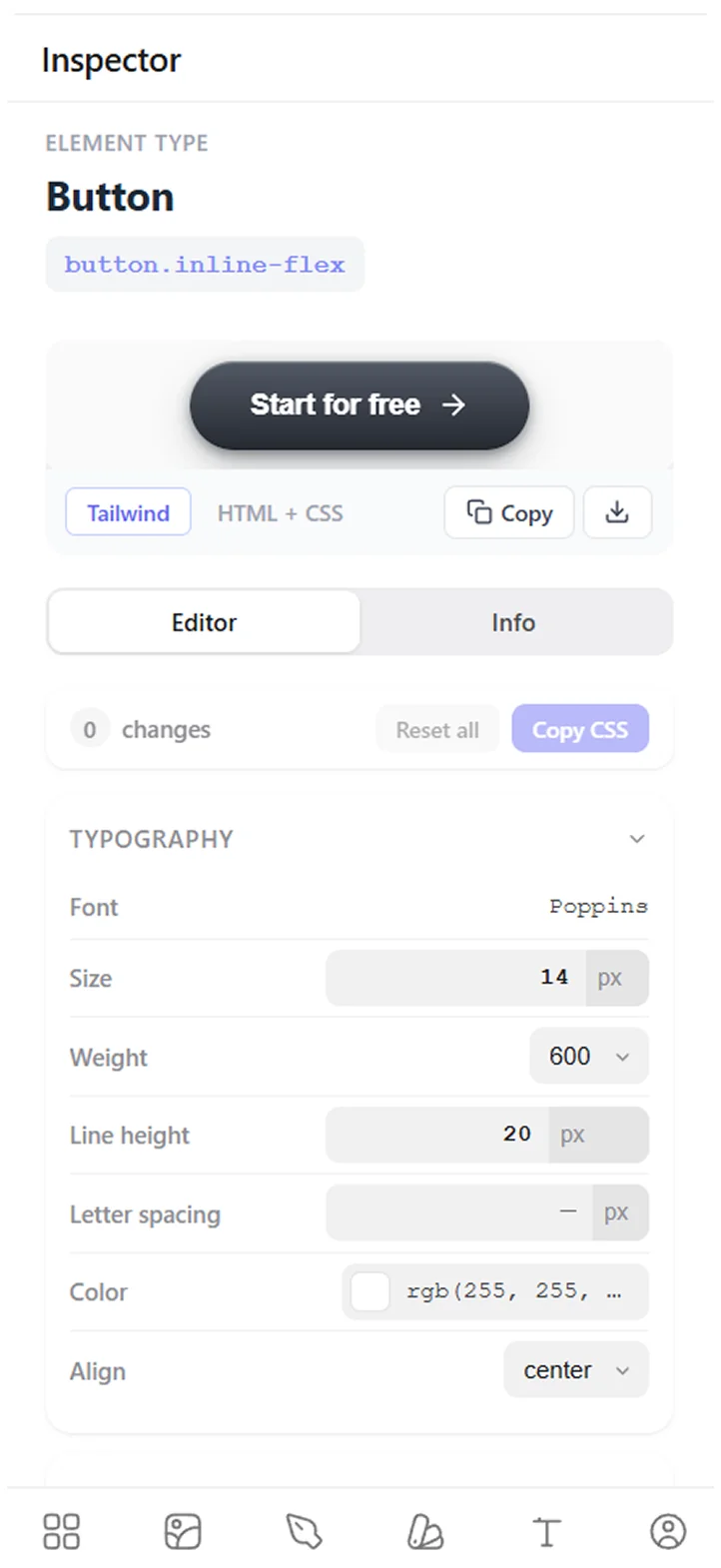 Copy element styles